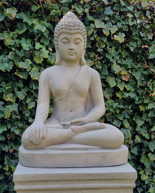 Statua del giardino del Buddha seduto-2