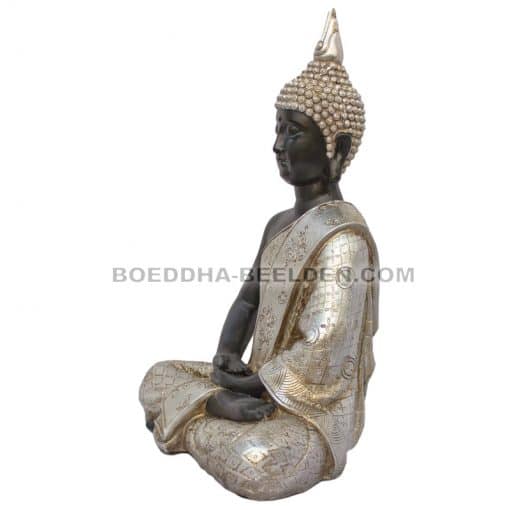 Sittande-Thai-Meditation-Buddha-31cm-vänster sida