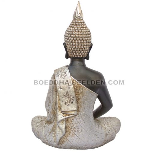 Sittande-Thai-Meditation-Buddha-31cm-rygg