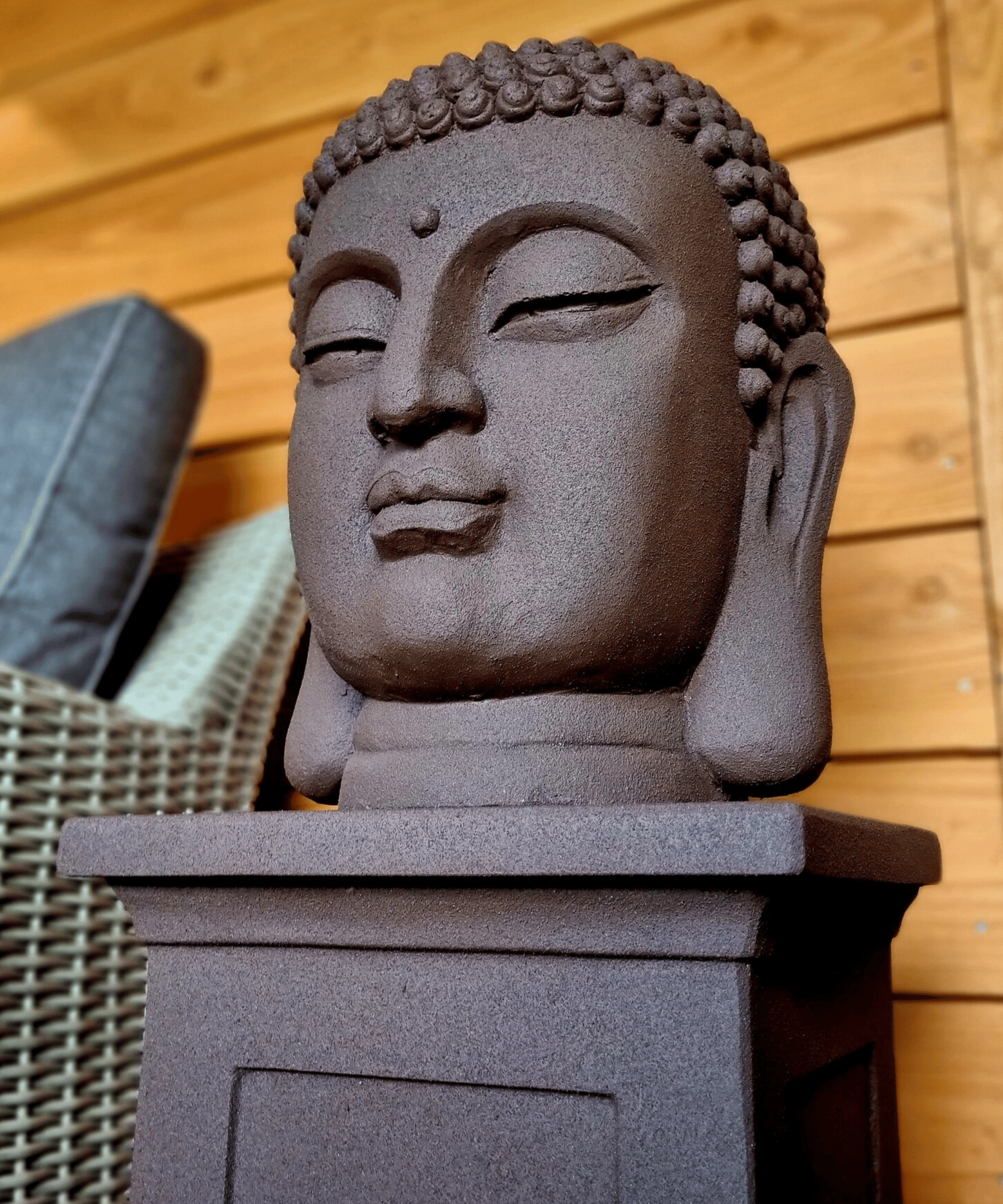 roestkleurig 42cm groot - Boeddha-beelden.com
