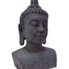Boeddhahoofd Thaise Boeddha 46cm donkergrijs