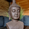 Thais boeddha hoofd en buste XL 64cm