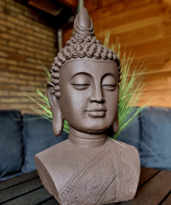 Thais boeddha hoofd en buste XL 64cm