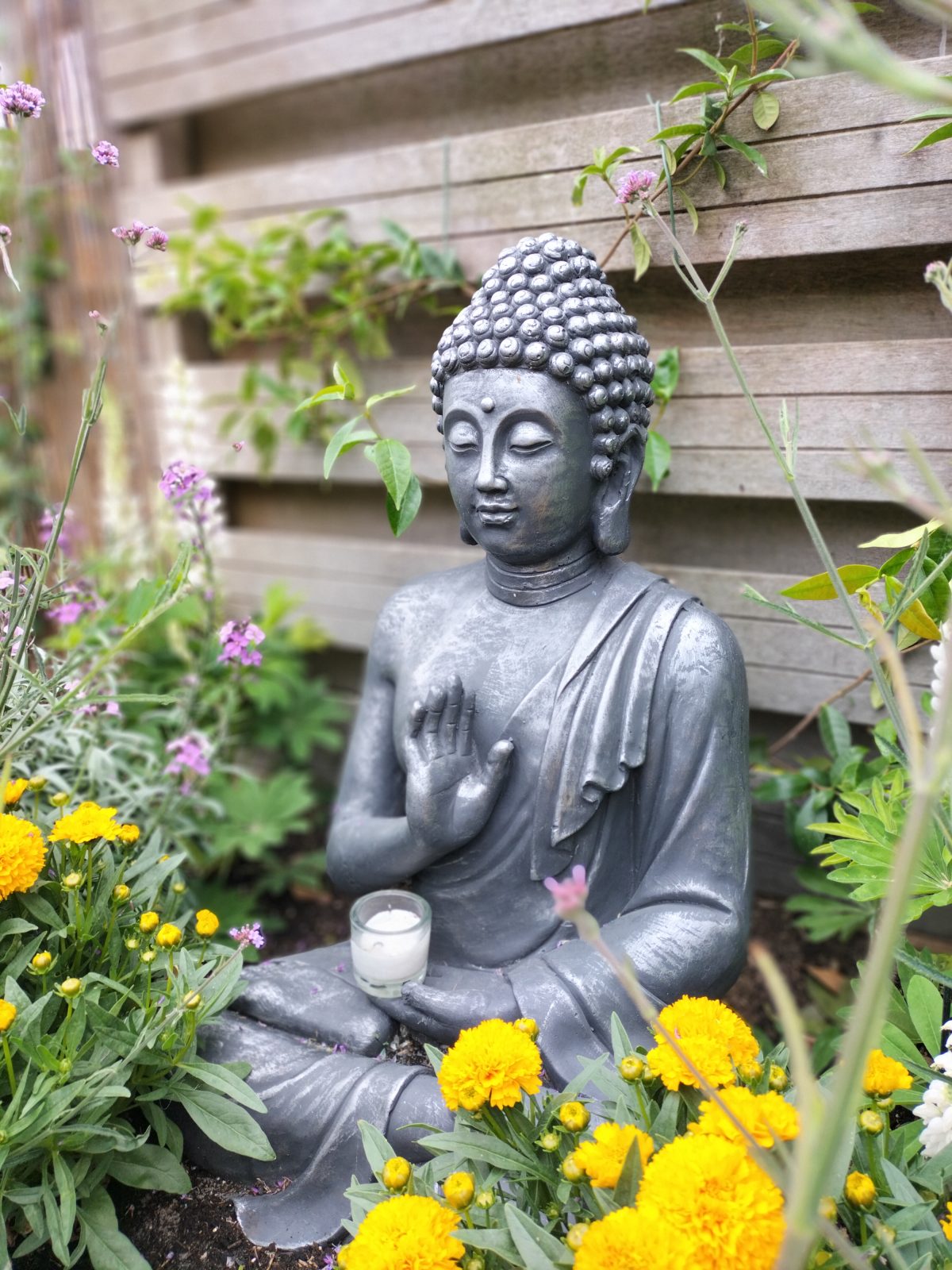 Boeddha Tuinbeelden als Meditatieplek
