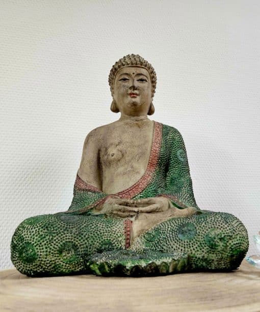 Japansk Buddha staty 30 cm foto