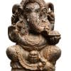 Stenen Ganesha beeld 80cm copper foto