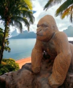 Majestueuze Gorilla beeld - Winterhard 85cm