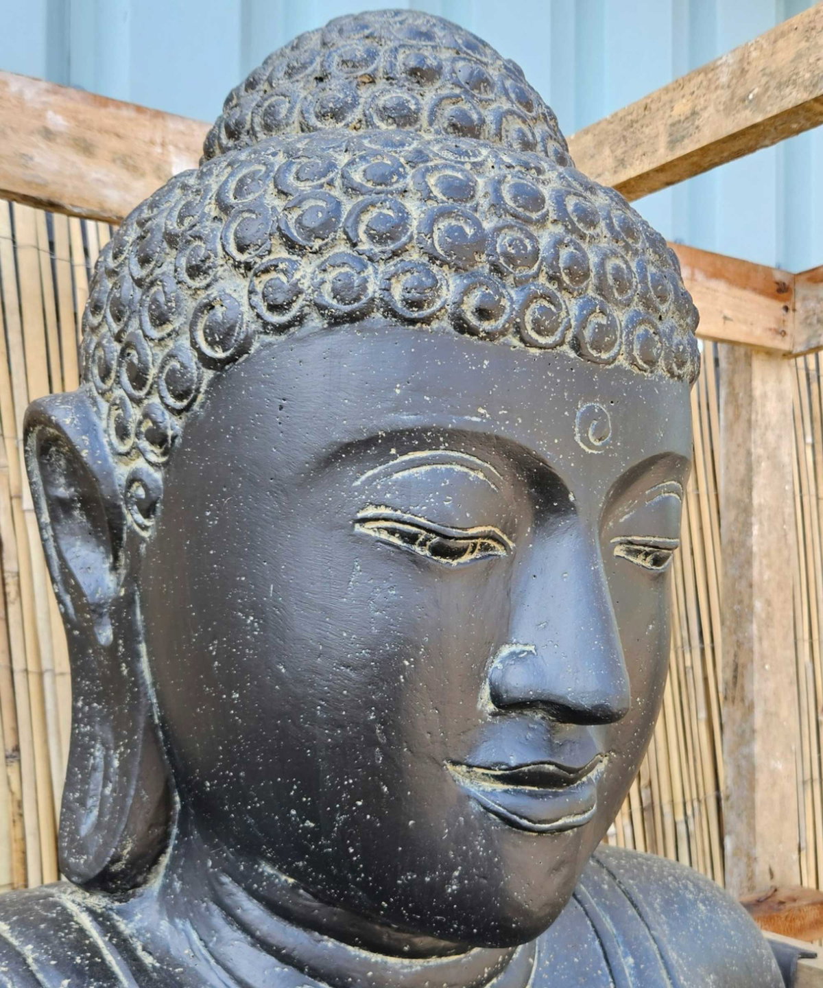 XXL Seated Buddha Namaste Garden Statue Buy Online - 2 meters!