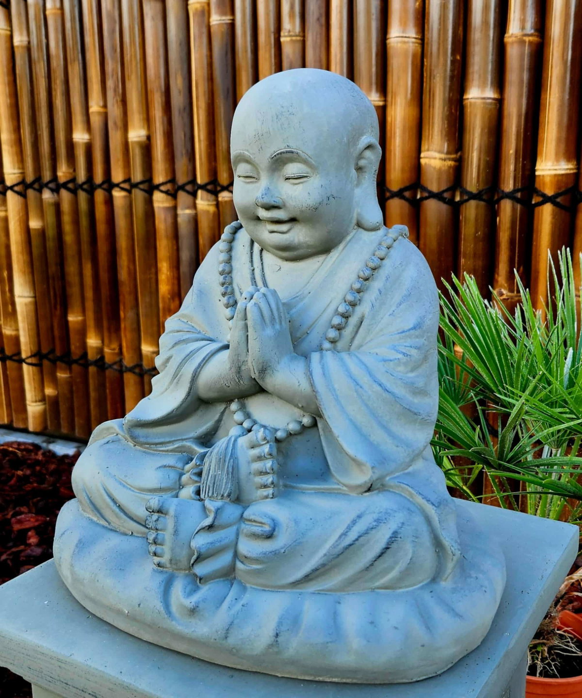 Monnik Boeddha beeld monnik meditatie 35cm - Boeddha-beelden.com