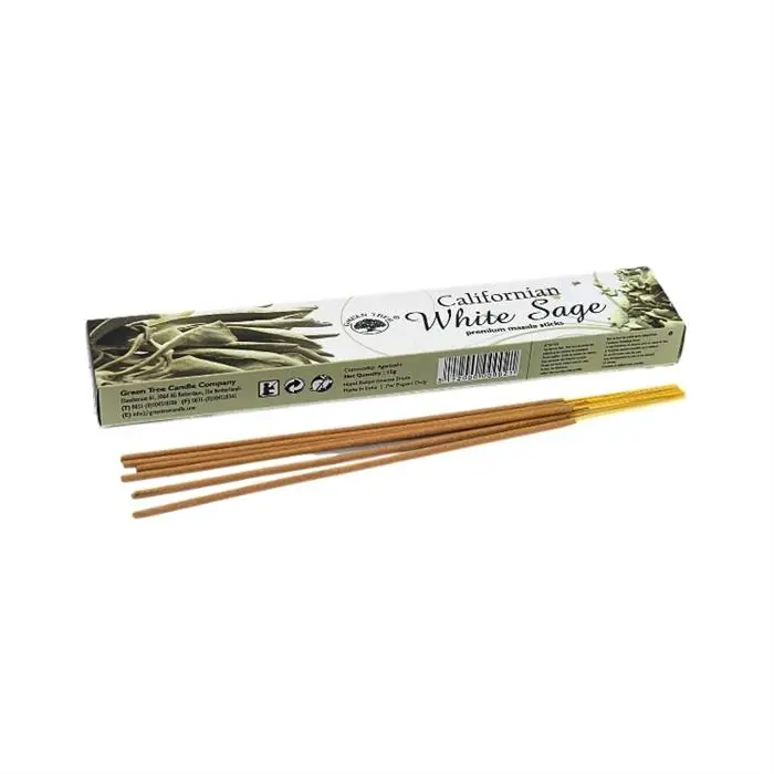Green Tree Incense 15 Gr - California White Sage Green Tree Incense 15 Gr - California White Sage