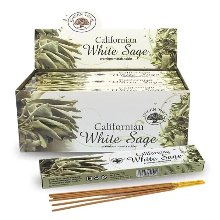 Green Tree Incense 15 Gr - California White Sage Green Tree Incense 15 Gr - California White Sage