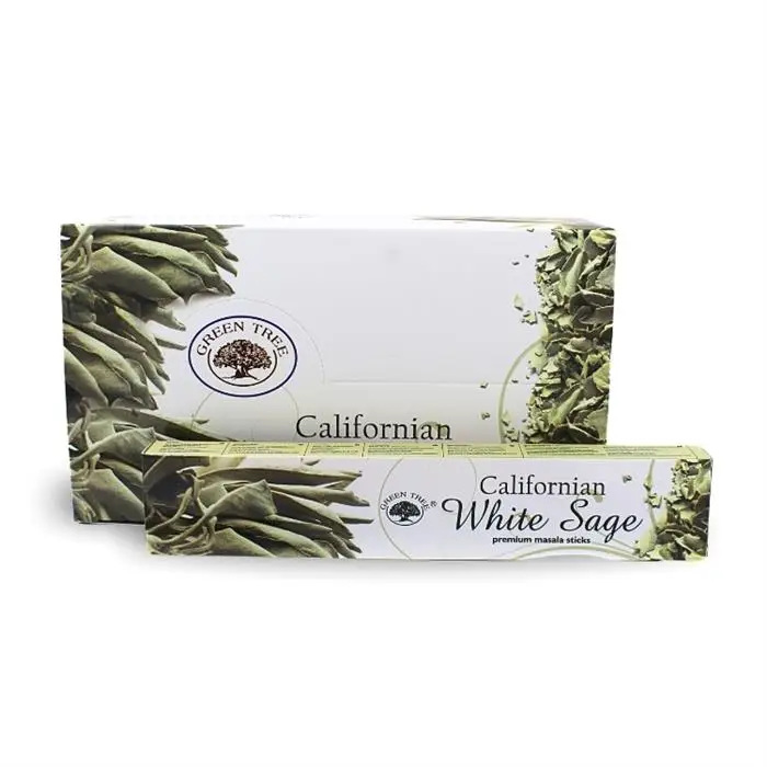 Green Tree Incense 15 Gr - California White Sage Green Tree Incense 15 Gr - California White Sage