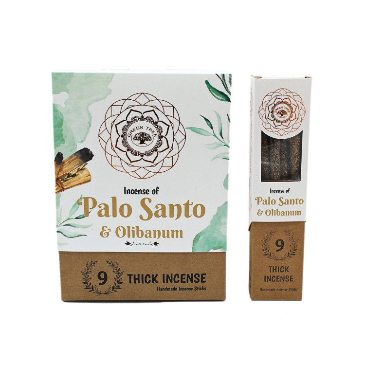 Encens Palo Santo Green Tree – Lot De 3 Boîtes – Bâtons – Fabriqué Aux Pays-Bas