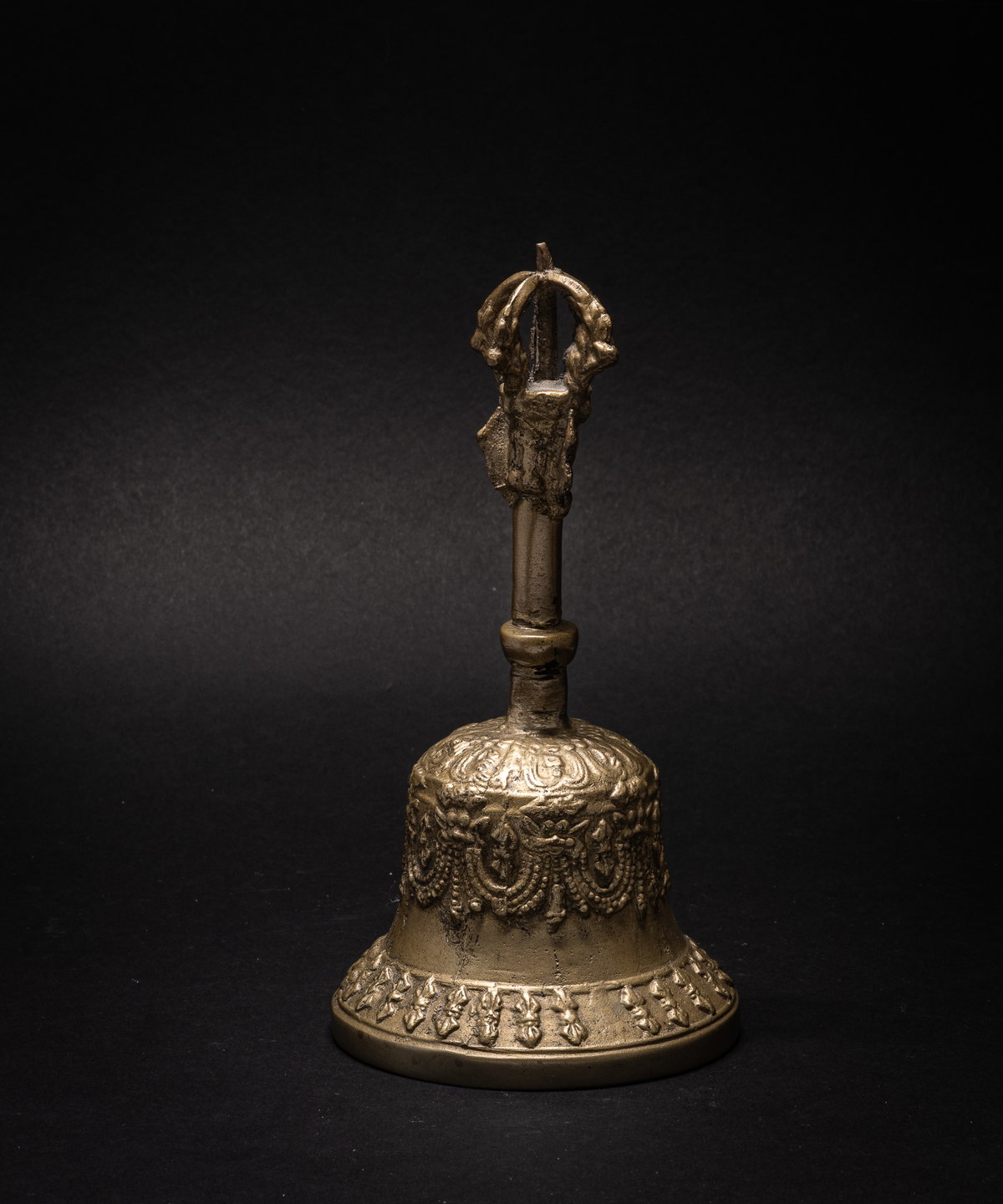 Cloche Ancienne En Bronze - Style Napoléon III - Objet D'art Populaire Français - Bon état