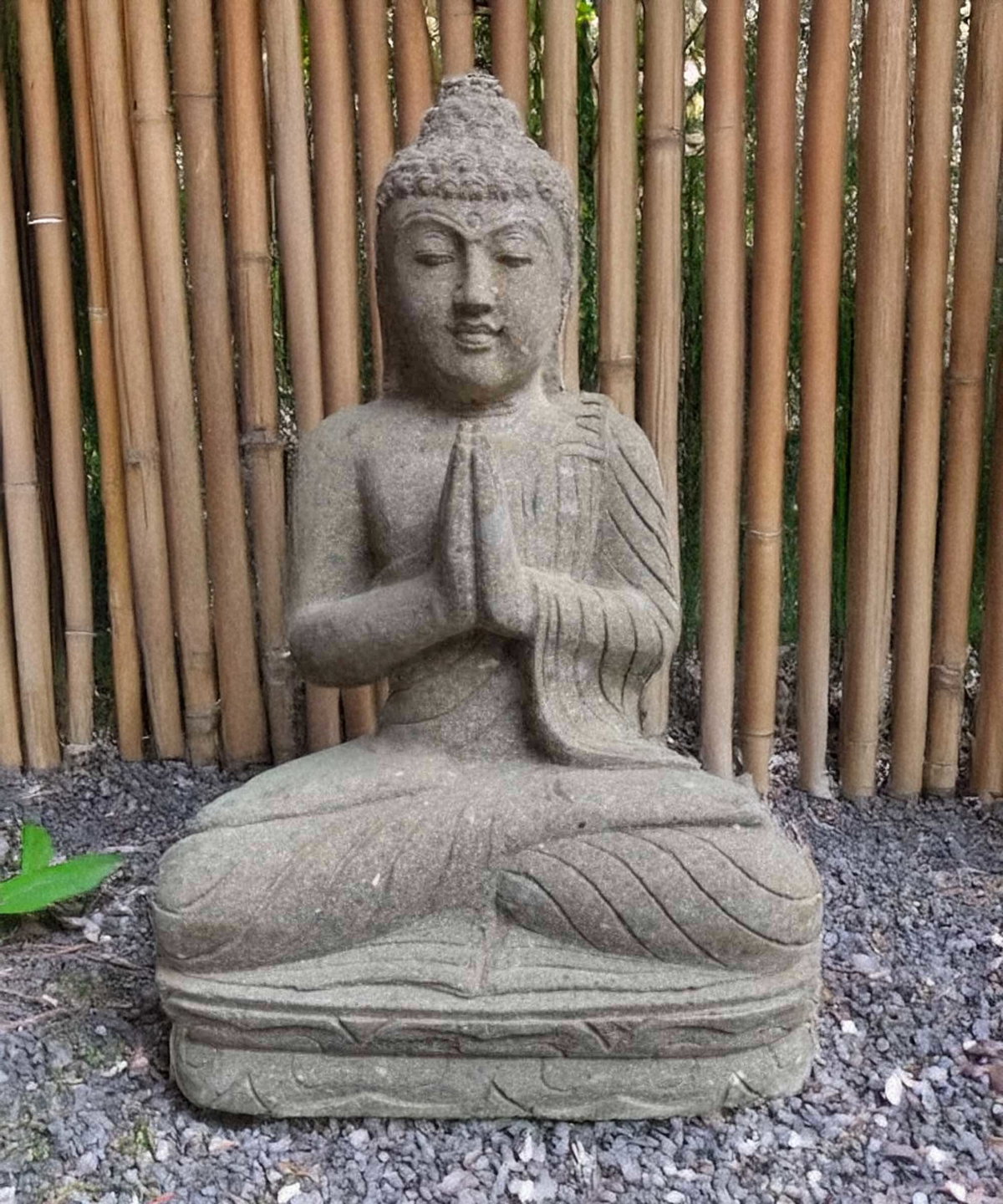 De Hue Zandsteen Meditatie Boeddhabeeld Sculptuur Handgemaakte Beeldje