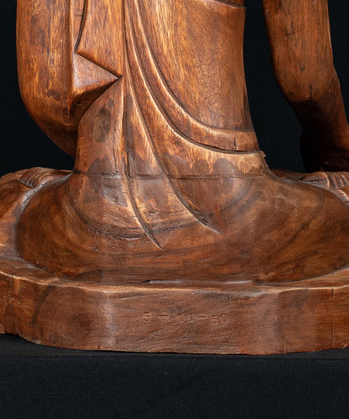 Statue de salutation Namaskara Mudra Putali népalais