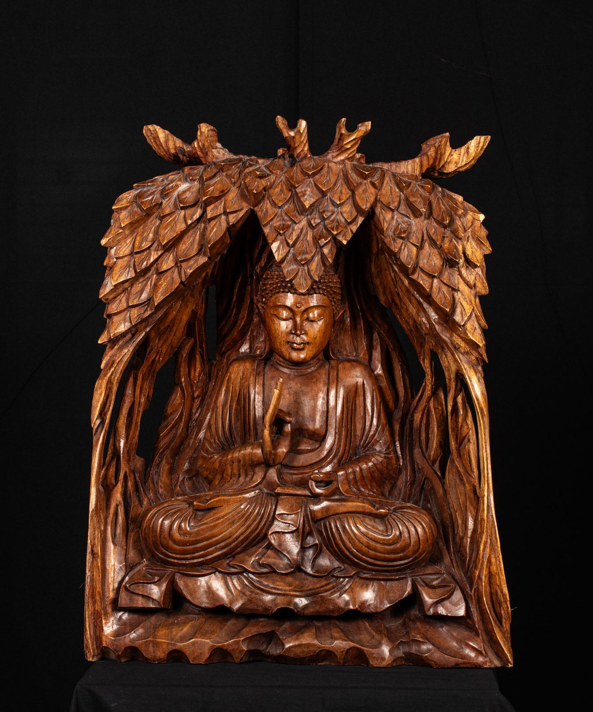 Ciondolo con occhio di Buddha / Collana con occhio di Buddha / Simbolo buddista di saggezza e compassione / Intagliato a mano da me stesso in pietra naturale - Italia
