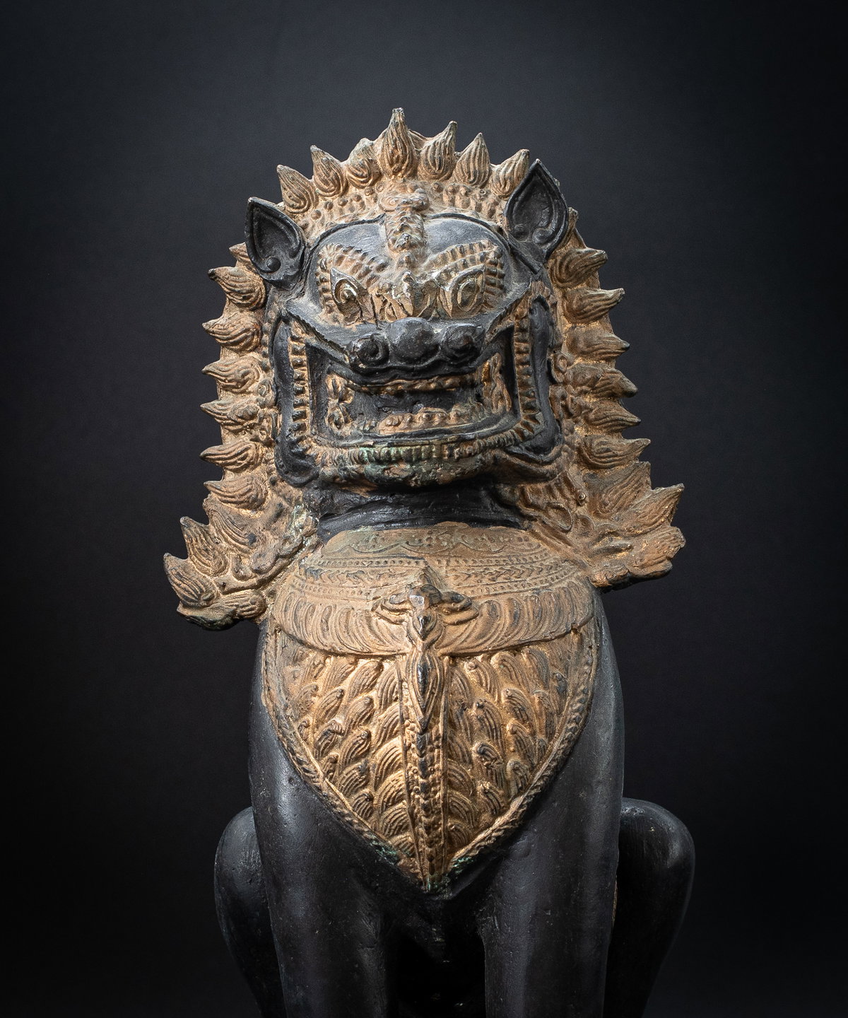 中国七宝 景泰藍 JINGFA 獅子摘み 飾壺 台座付　縦約28 中国七宝 景泰藍 JINGFA 獅子摘み 飾壺 台座付 縦約28 中国七宝 景泰藍